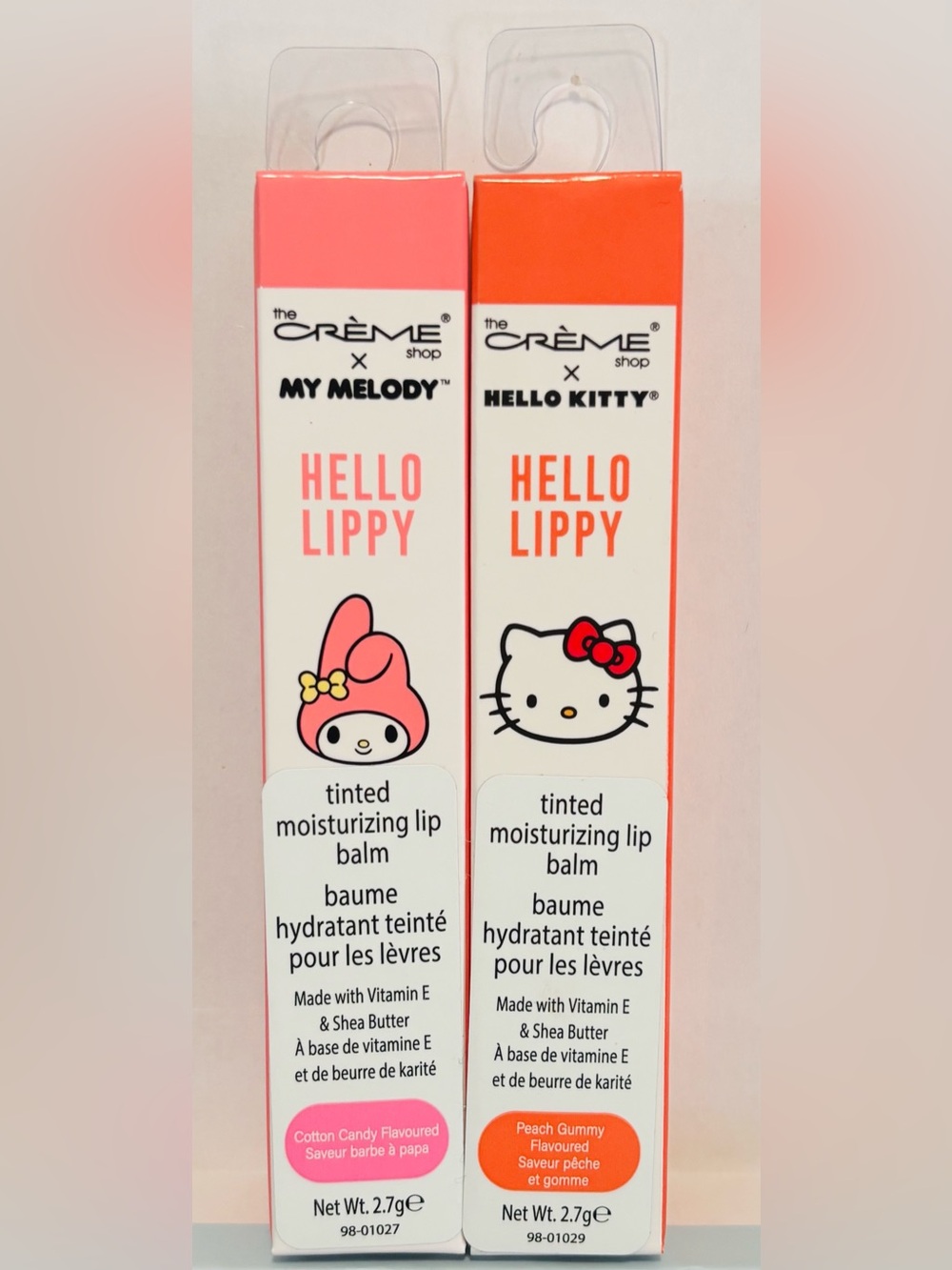 Hello Kitty & Friends x The Creme Shop Set of Tinted Lip Balms